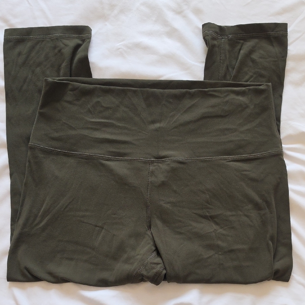 lululemon athletica Olive Green Leggings Capris